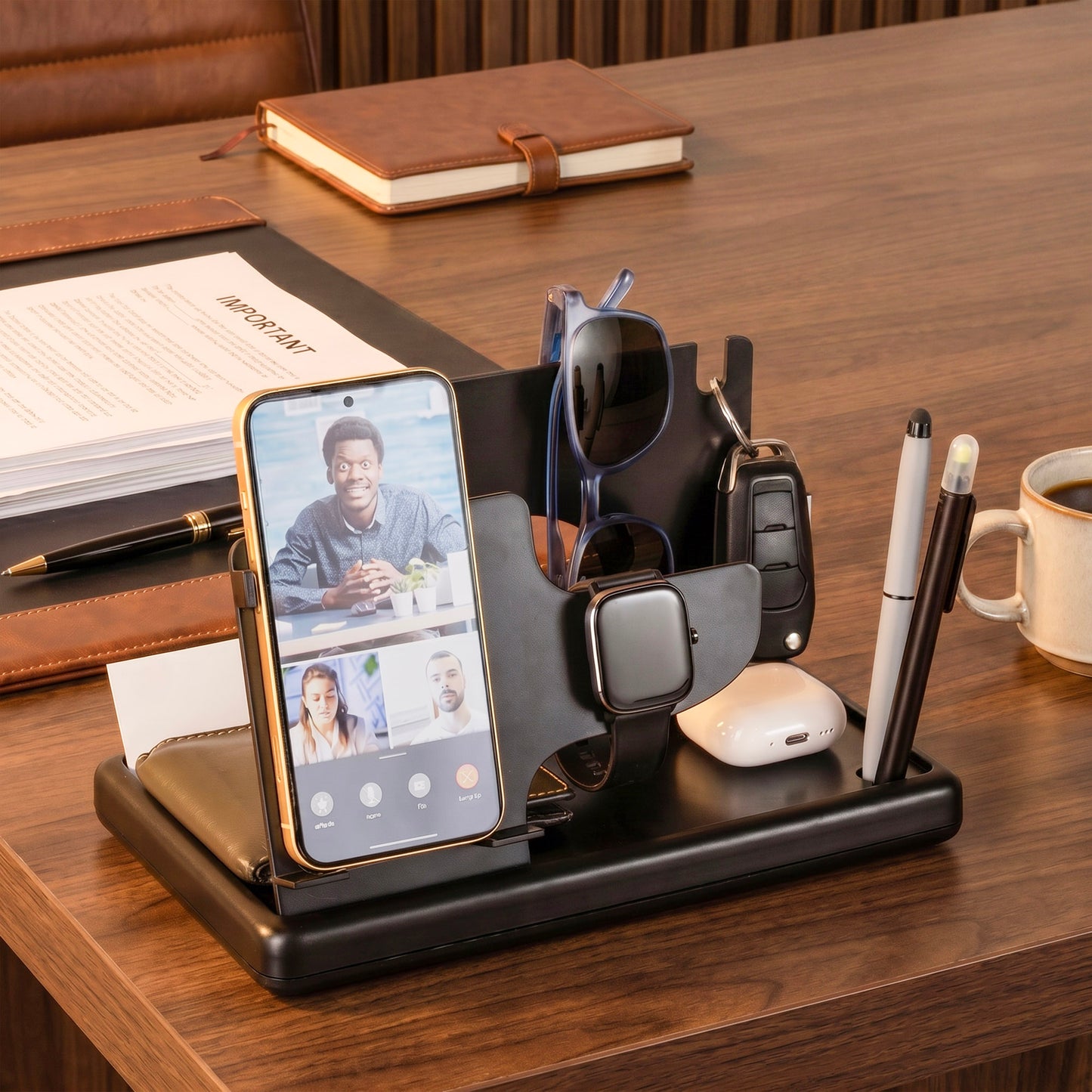 FOLDABLE DESK ORGANIZER