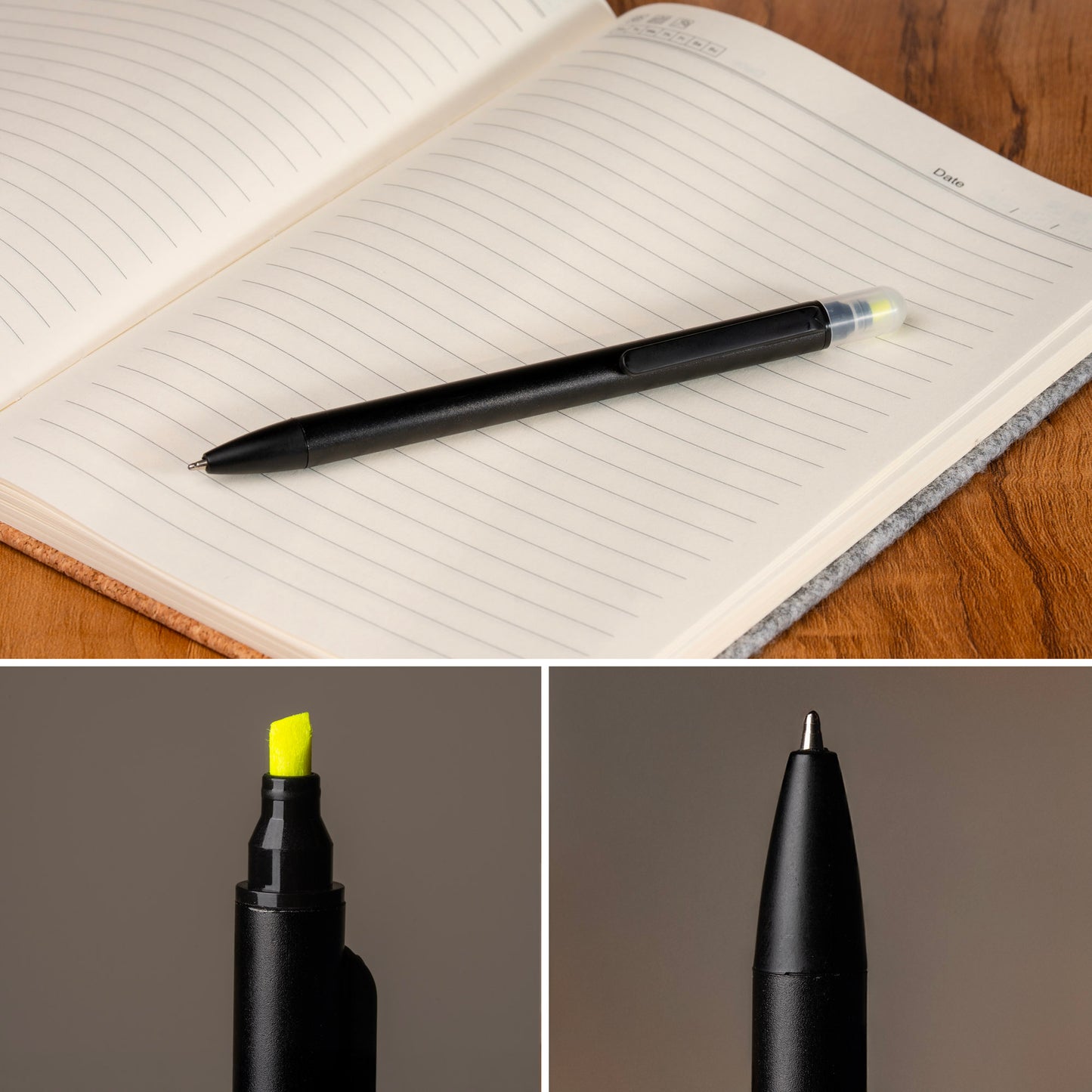 BALL PEN WITH HIGHLIGHTER