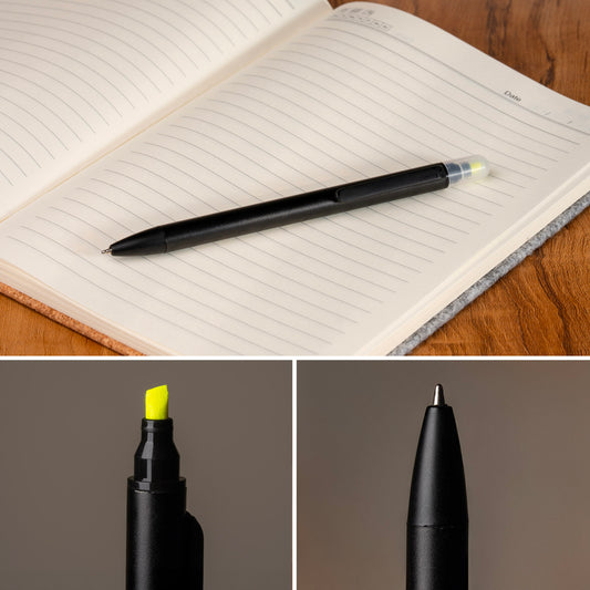 BALL PEN WITH HIGHLIGHTER