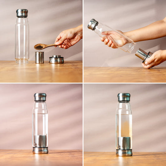 550ML GLASS DETOX BOTTLE